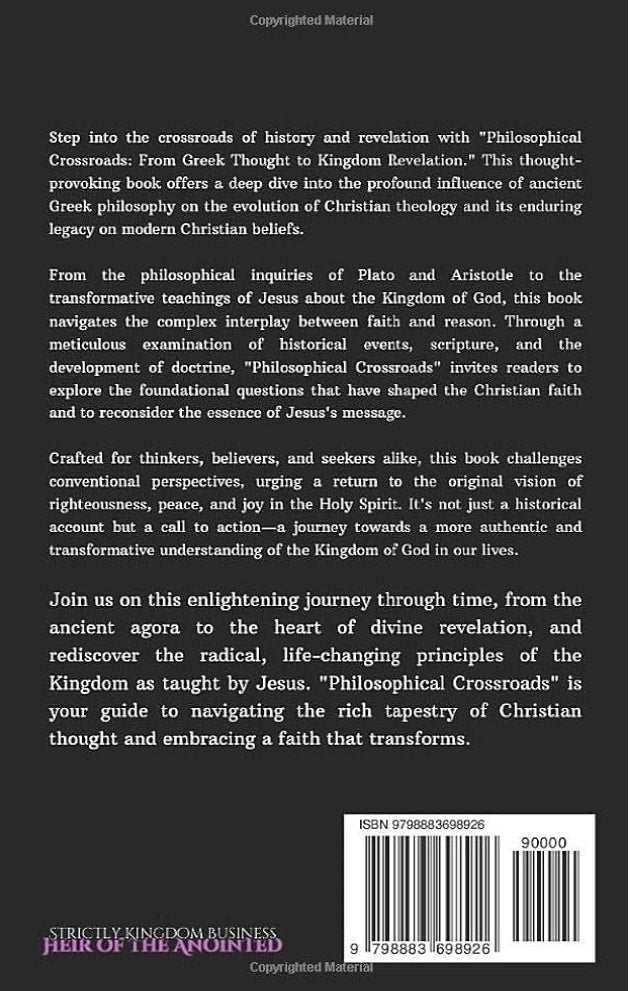 Philosophical Crossroads: From Greek Thought to Kingdom Revelation